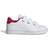 adidas Kid's Advantage Lifestyle Court Hook & Loop - Cloud White/Cloud White/Better Scarlet