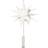 Watt & Veke Sputnik Top Star White Christmas Tree Ornament 35cm