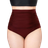 Shapermint Essentials High Waisted Control Bikini Bottom - Burgundy