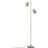 DYBERG LARSEN Ocean Olive/Brass Floor Lamp 162cm