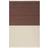 Jotex LORI BLOCK 05 Brun, Vit, Natur 200x300cm