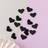 Shein 8pcs Heart Embroidered Iron-on Patch