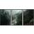 IDEA4WALL Misty Forest Black Framed Art 40.6x61cm 3pcs