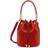 Marc Jacobs The Leather Bucket Bag - True Red