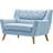 Birlea Lambeth Duck Egg Blue Sofa 127cm 2 Seater