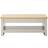 GFW Lancaster Lift Top Grey/Natural Coffee Table 47x105cm