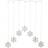 Star Trading Decy Snow Flake Transparent Lyskæde 47 Pærer