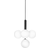 Nuura Miira 4 Grey/Opal Pendant Lamp ∅ 38cm