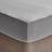 Dunelm Soft Microfibre Plain Fitted Bed Sheet Silver