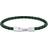 Thomas Sabo Braided Bracelet - Silver/Green