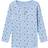 Name It Girl's Regular Fit Long Sleeved Top - Chambray Blue