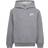 Nike Little Kid's Sportswear Club Fleece Pullover Hoodie - Dark Grey Heather (86L088-042)