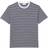 Lacoste Heavy Cotton Striped T-shirt White Navy Blue
