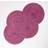 Homescapes Handwoven Round Place Mat Pink