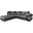 Luxury Life Dino Grey Sofa 235cm 5 Seater, 4 Seater, 3 Seater