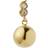 Stine A Twin Flow & Disco Ball Earring Guld