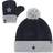 '47 Dallas Cowboys Toddler Bam Bam Cuffed Knit Hat with Pom & Mittens Set