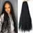 Lmzim Boho Box Braids 24 inch 1B 8-pack