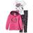 Hello Kitty Kid's Hooded Legging Set 3-piece - Pink