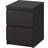 IKEA MALM Black/Brown Chest of Drawer 40x55cm