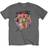 Gorillaz Group Circle Rise T-shirt - Charcoal Grey