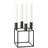 Audo Copenhagen Kubus 4 - Sort Lysestage 20cm