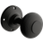 Designer Levers Beehive Half-Sprung Door Knob Matte Black 54x60mm