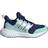 Adidas Kid's FortaRun 2.0 Cloudfoam Lace Shoes - Dark Blue/Silver Metallic/Semi Flash Aqua