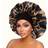 Shein 1pc Women's Bonnet Leopard Print Wide Brim Elastic Comfortable Sleep Cap Soft Leisure Daily Style Hair Care Hat