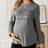 Shein Maternity Letter Graphic Drop Shoulder Tee