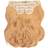 Lullabellz Super Thick Blow Dry Wavy Clip In Hair Extensions Golden Blonde 16 inch