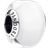 Pandora Mini Murano Glass Charm - Silver/White