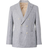 Brunello Cucinelli Houndstooth One-and-a-Half Breasted Deconstructed Blazer - Grey