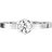 Efva Attling Crown Wedding Ring - White Gold/Diamond