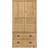 Marlow Home Co Alanieta 2 Brown Wardrobe 90x176cm