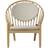 FDB Møbler J166 Oak/Beige Fåtölj 86cm