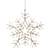 Konstsmide Acrylic Snowflake LED Clear Advent Star 58cm