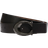Coach Signature Buckle Cut To Size Reversible Belt 38mm - Gunmetal/Black/Dark Saddle
