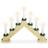 Spetebo Arch Window with 7 LED White/Natural Adventsljusstake 39.5cm