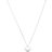 Syster P True Love Spike Heart Necklace - Silver