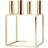Audo Copenhagen Kubus Gold Candle Holder 20cm