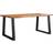 vidaXL Live Edge Pub Brown Matbord 90x180cm