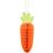 PartyDeco Honeycomb Balls Carrot Paper 20cm