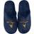 Zoozatz West Virginia Mountaineers Team Faux Fur Slippers - Navy Blue