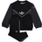 adidas Kid's Adicolor Crew Set - Black /Carbon