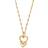 ChloBo Interlocking Love Heart Necklace - Gold