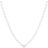 Guido Maria Kretschmer Collection Chain Necklace - Silver/Transparent