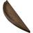 Intarsia Furniture Arcus Medium Oiled Smoke-stained Oak Wall Shelf 90cm