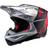 Alpinestars Crosshjelm Supertech S-M10 Flood, Sølv/Sort/Orange