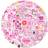 Shein 100pcs Pink Mixed Style Stickers
